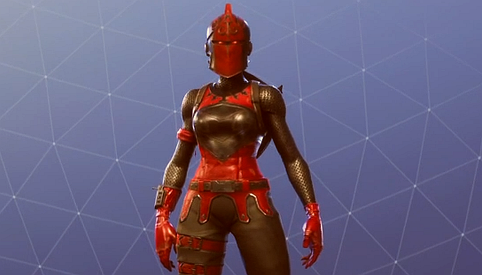 The Red Knight Skin in Fortnite Battle Royale