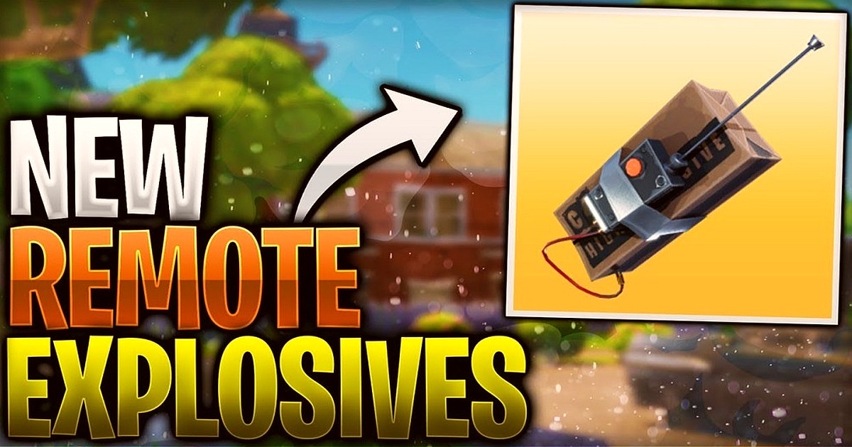 Minor Nerf Applied to Fortnite Explosives
